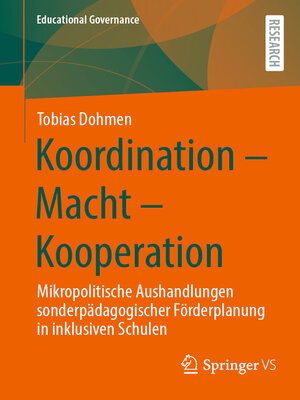 cover image of Koordination--Macht--Kooperation